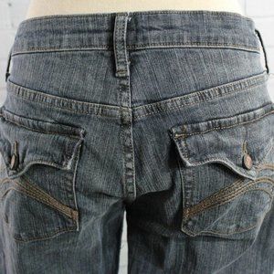 Decree Dark Wash Stretch Bootcut Denim Jeans
